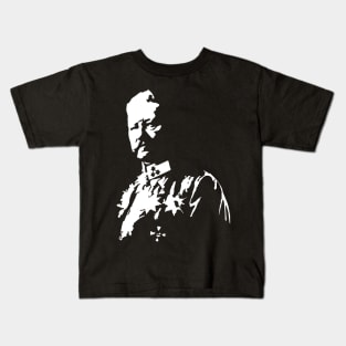 Paul von Hindenburg 18B (Paul Ludwig Hans Anton von Beneckendorff und von Hindenburg) President of Germany Kids T-Shirt